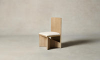 The Venice Chair - Performance Linen Weave Flour