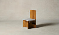 The Venice Chair - Performance Linen Weave Cloud