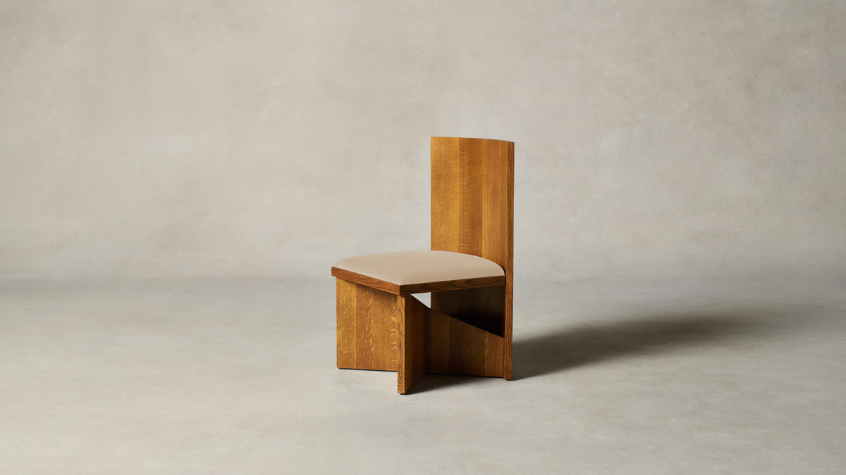 The Venice Chair - Performance Velvet Butter
