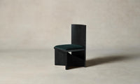 The Venice Chair - Performance Velvet Emerald