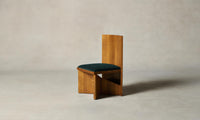 The Venice Chair - Performance Velvet Emerald