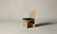 The Venice Chair - Performance Velvet Emerald