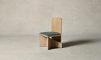 The Venice Chair - Performance Velvet Seafoam