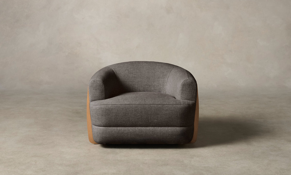 The Vera Chair - Heritage Belgian Linen Carob