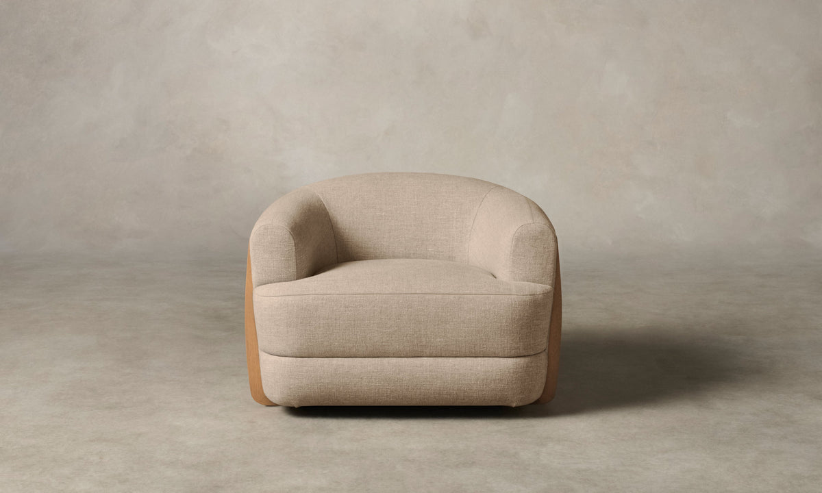 The Vera Chair - Heritage Belgian Linen Husk