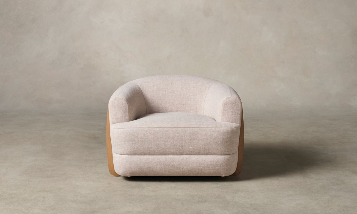 The Vera Chair - Heritage Belgian Linen Petal