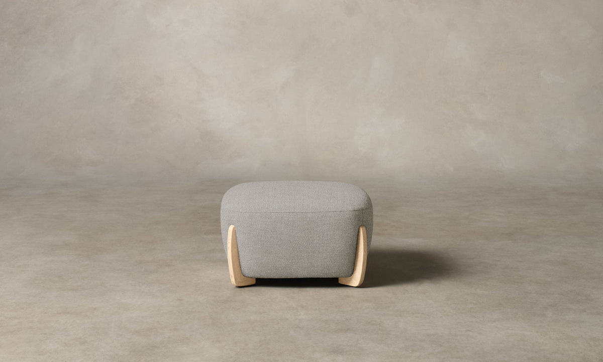 The Vera Ottoman - Performance Textural Weave Breeze