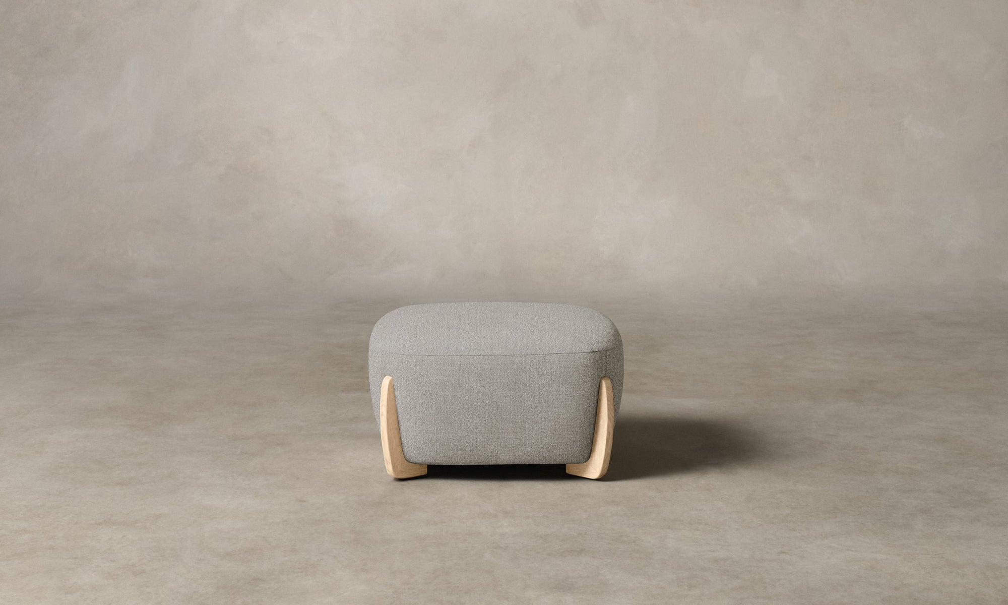 The Vera Ottoman - Performance Textural Weave Breeze