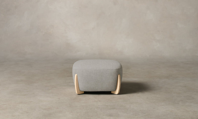 The Vera Ottoman - Performance Textural Weave Breeze