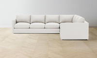 The Warren Sectional - Belgian Linen Egret