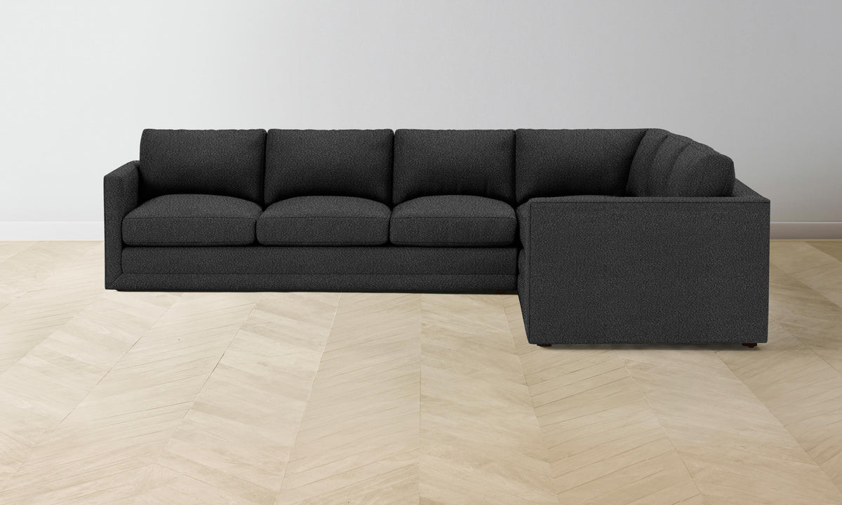 The Warren Sectional - Italian Bouclé Storm
