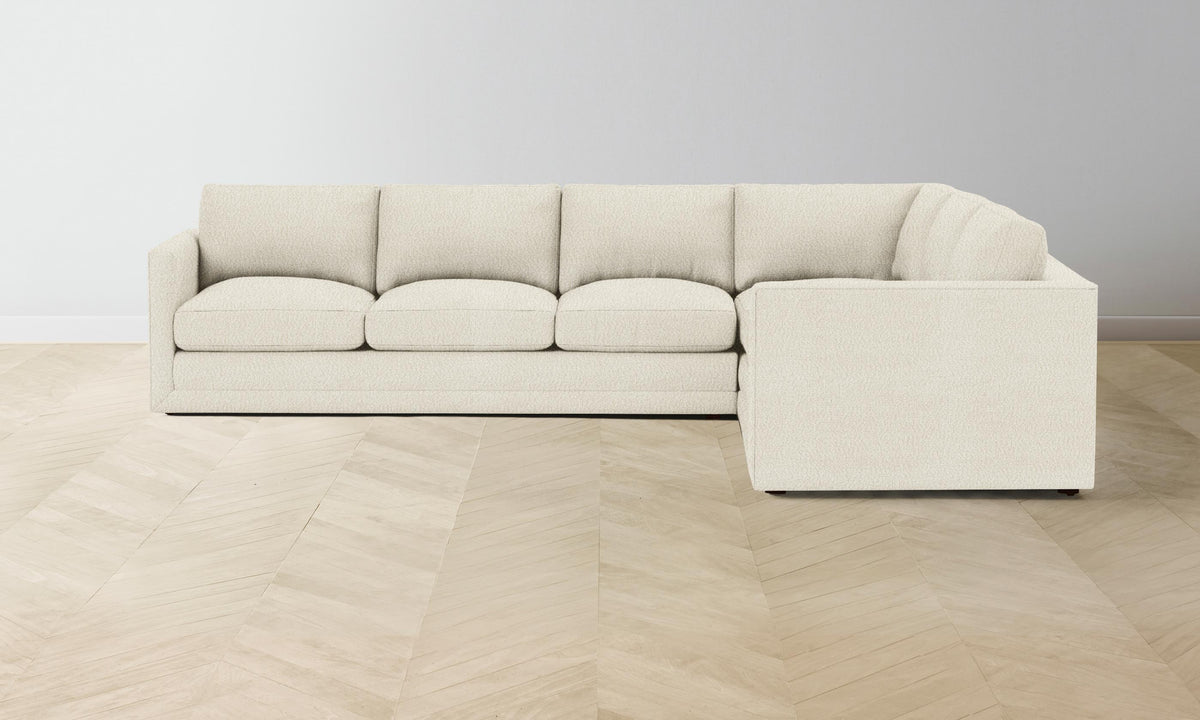 The Warren Sectional - Italian Bouclé White