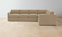 The Warren Sectional - Mohair Almond