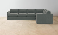 The Warren Sectional - Mohair Fog