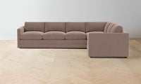 The Warren Sectional - Mohair Peony