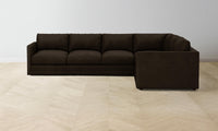 The Warren Sectional - Nubuck Leather Espresso