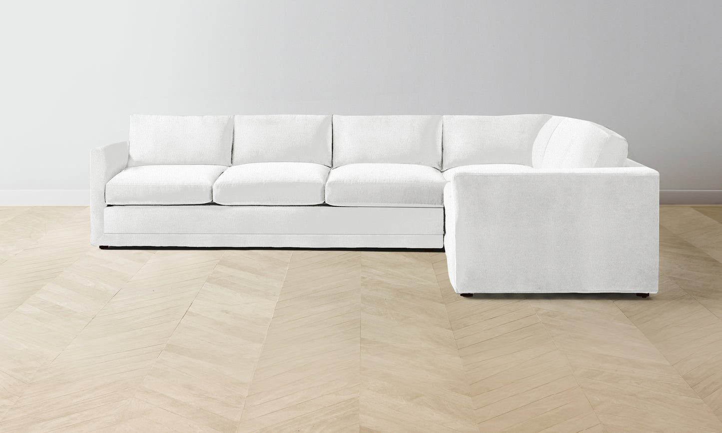 The Warren Sectional - Performance Bouclé Polar