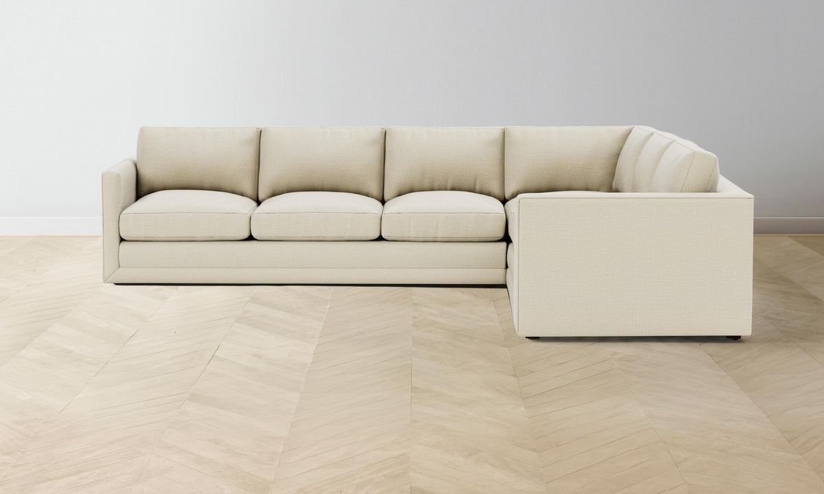 The Warren Sectional - Performance Linen Weave Prairie