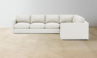 The Warren Sectional - Performance Linen Weave Flour