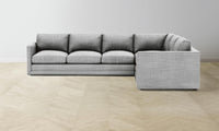 The Warren Sectional - Performance Textured Tweed Alpine