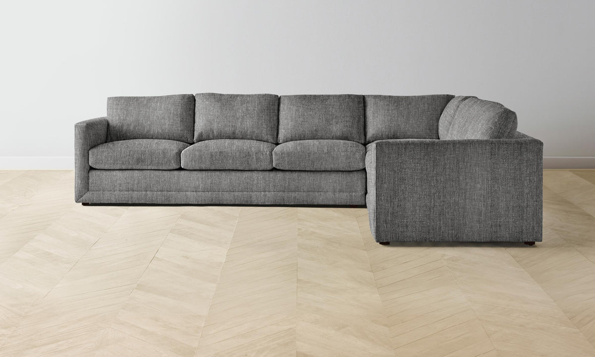 The Warren Sectional - Performance Tweed Smoke
