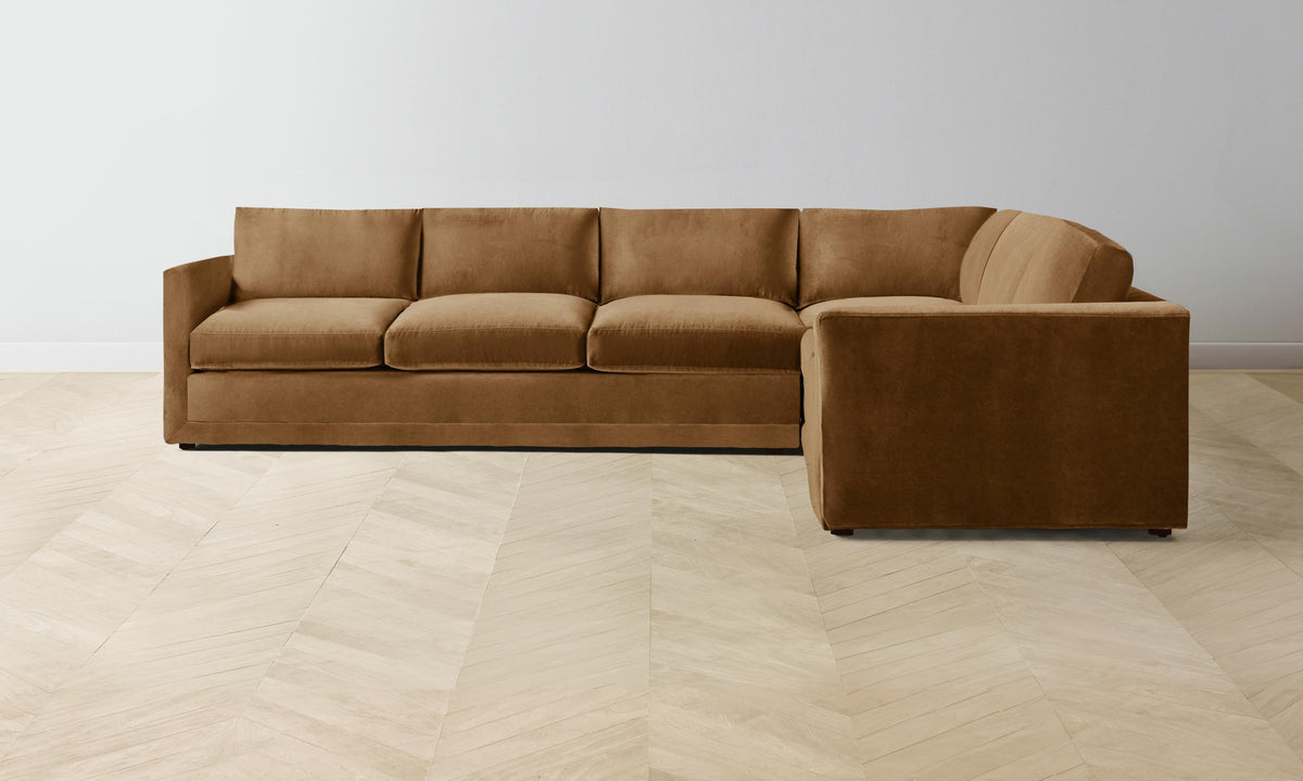 The Warren Sectional - Performance Velvet Cider