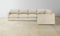 The Warren Sectional - Tuscan Leather Bisque