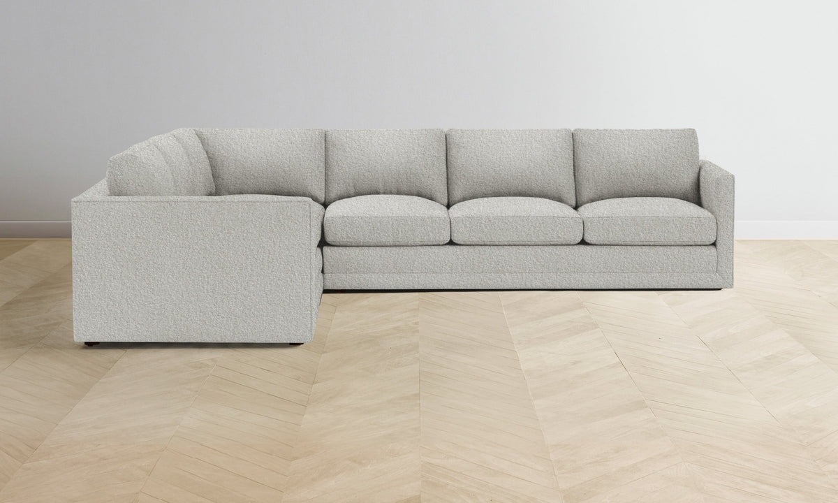 The Warren Sectional - Woolen Bouclé Cliff