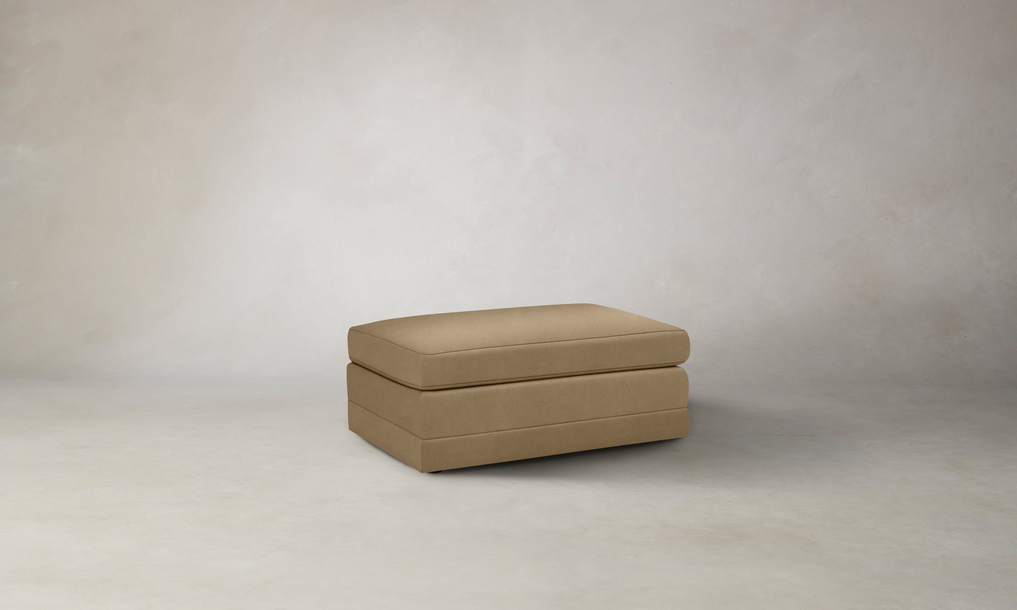 The Warren Ottoman - Costa Leather Portobello