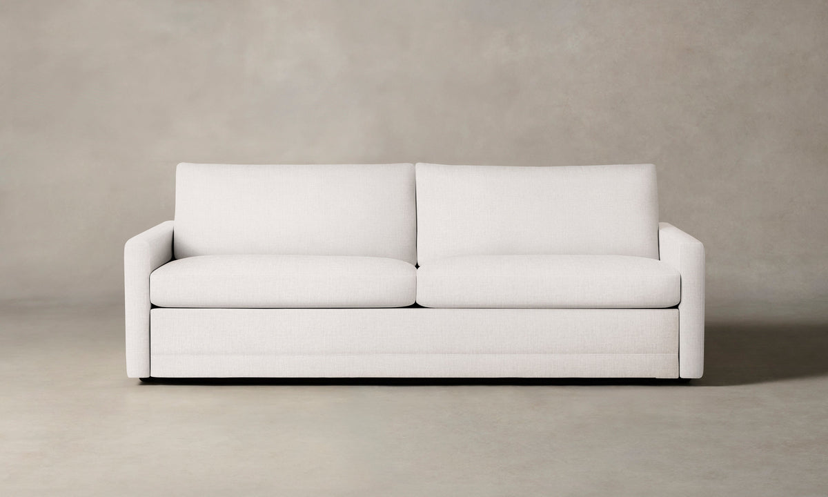 The Warren Sleeper Sofa - Performance Linen Weave Pure White