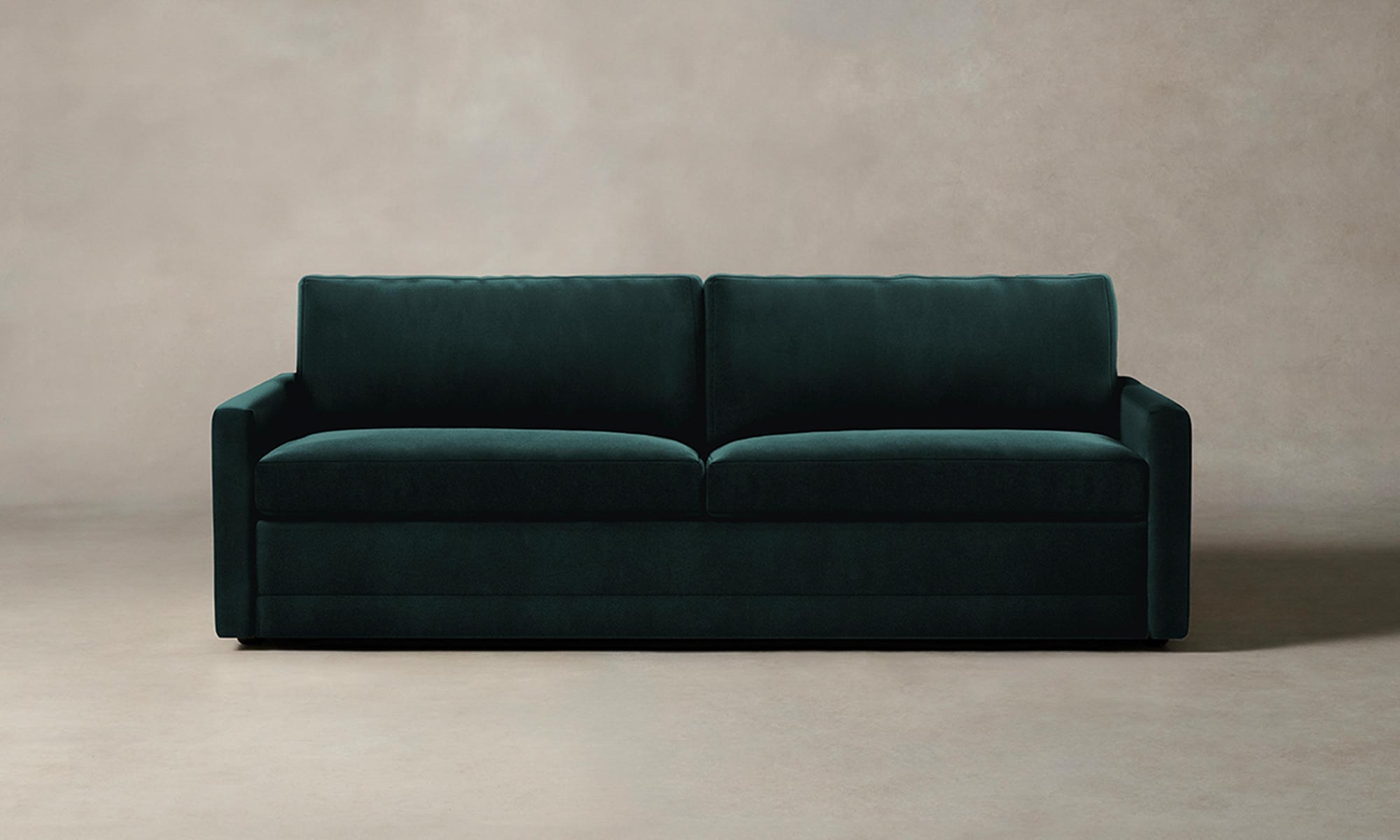 The Warren Sleeper Sofa - Performance Velvet Emerald