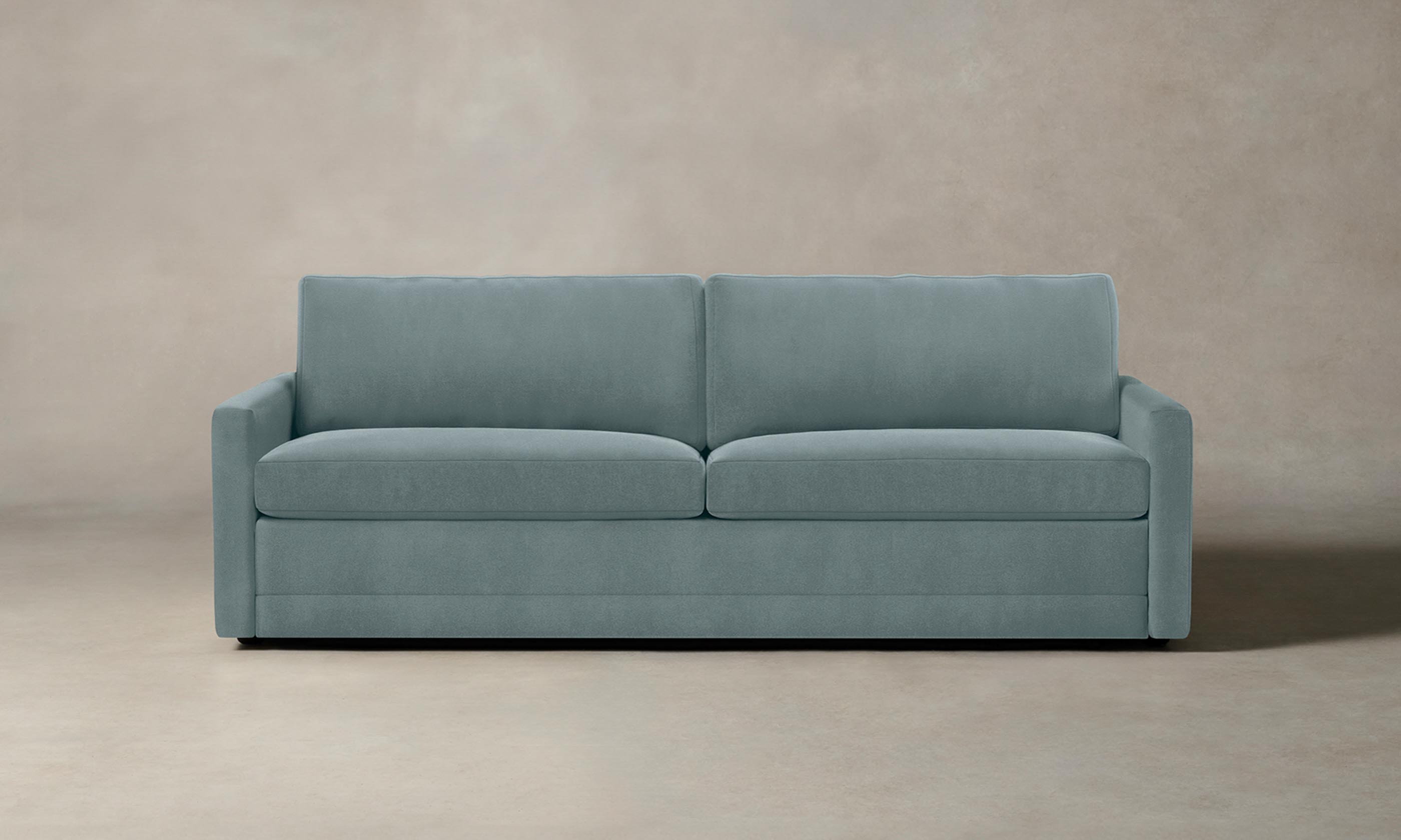 The Warren Sleeper Sofa - Performance Velvet Sky – Maiden Home