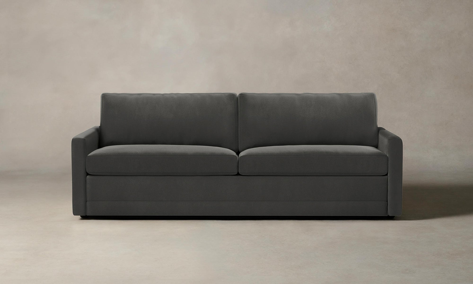 The Warren Sleeper Sofa - Performance Velvet Slate