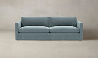 The Warren Sofa - Mohair Slate Blue