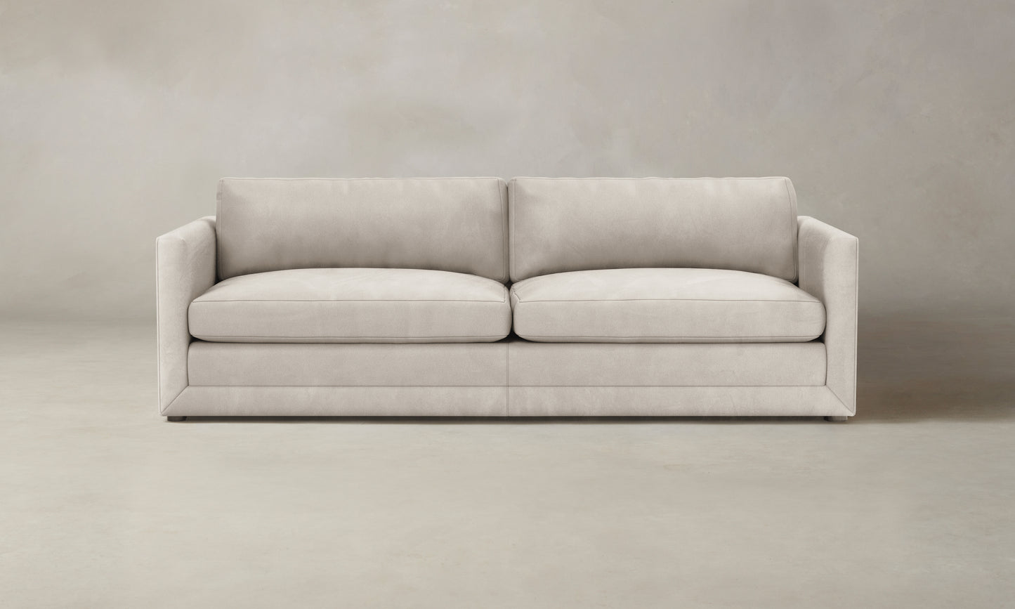 The Warren Sofa - Nubuck Leather Sail