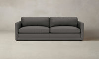 The Warren Sectional - Pebbled Leather Ash