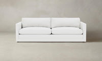 The Warren Sectional - Performance Linen Weave Pure White