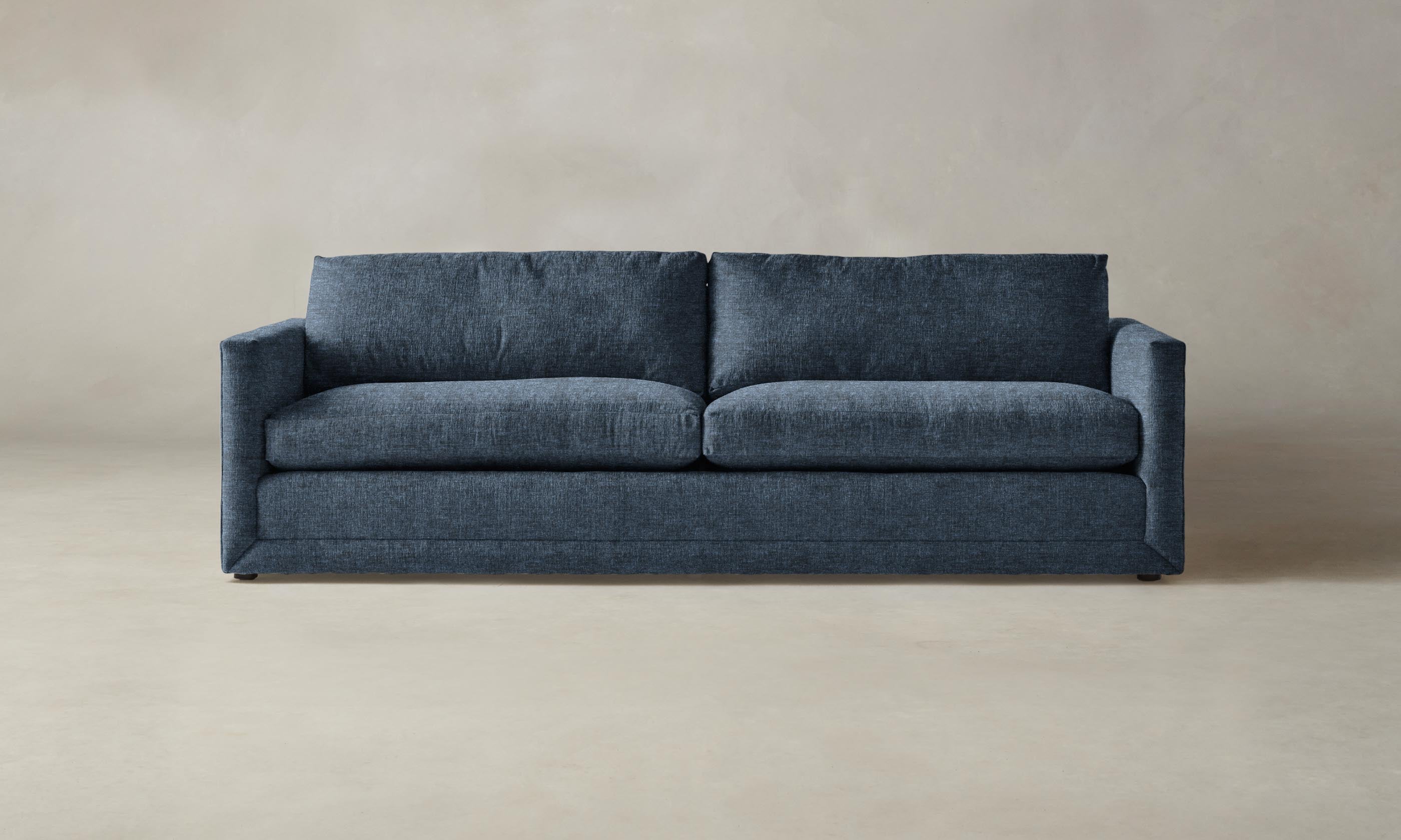 The Warren Sofa - Performance Tweed Denim – Maiden Home