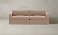 The Warren Sectional - Performance Velvet Dusty Rose