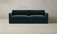 The Warren Sofa - Performance Velvet Emerald