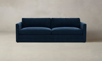 The Warren Sectional - Performance Velvet Sapphire