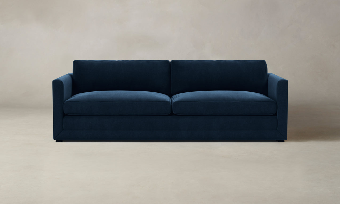 The Warren Sofa - Performance Velvet Sapphire