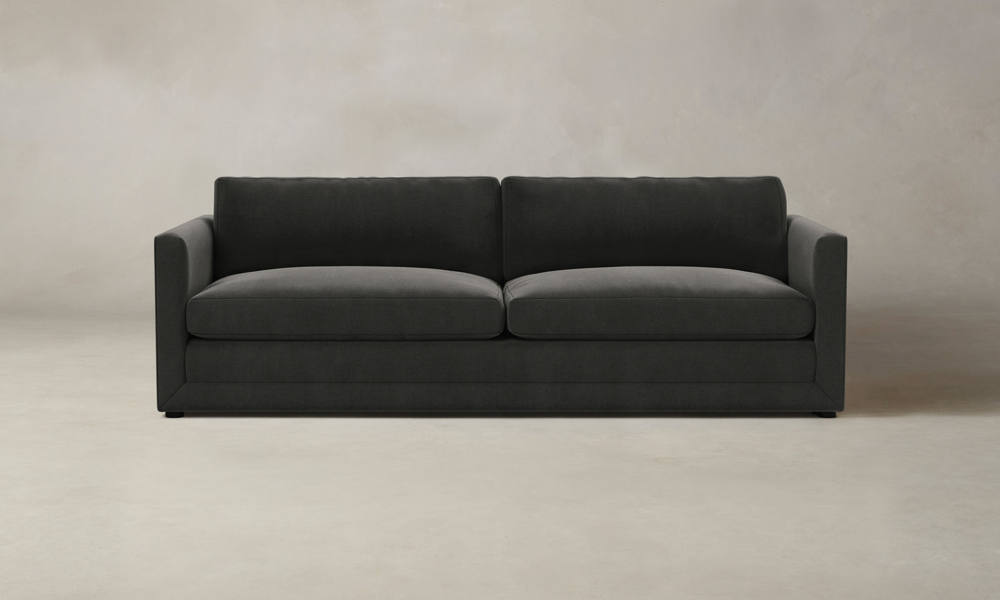 The Warren Sectional - Performance Velvet Slate