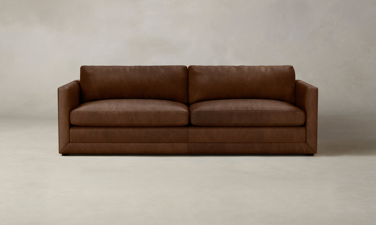 The Warren Sectional - Tuscan Leather Bourbon