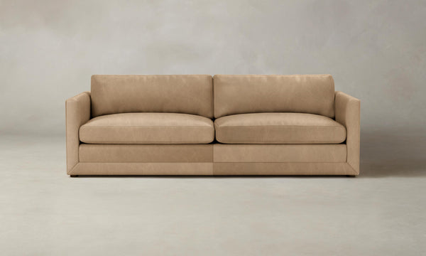The Warren Sofa - Tuscan Leather Camel – Maiden Home