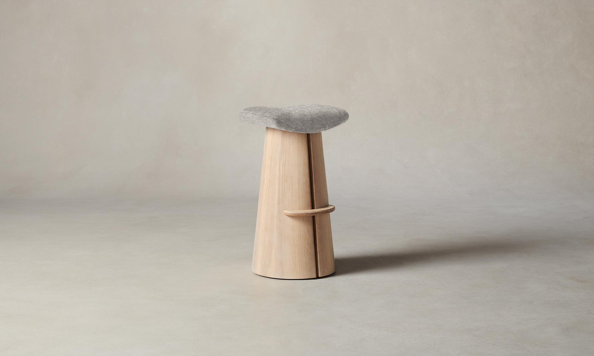 The Weston Bar & Counter Stool - Heritage Belgian Linen Agate