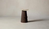 The Weston Bar & Counter Stool - Belgian Linen Alder