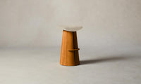 The Weston Bar & Counter Stool - Belgian Linen Alder