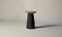 The Weston Bar & Counter Stool - Belgian Linen Chai