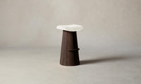 The Weston Bar & Counter Stool - Belgian Linen Egret